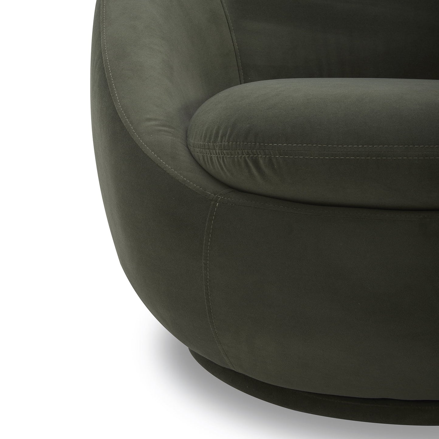 NobleNest™ Swivel Chair Olive Velvet
