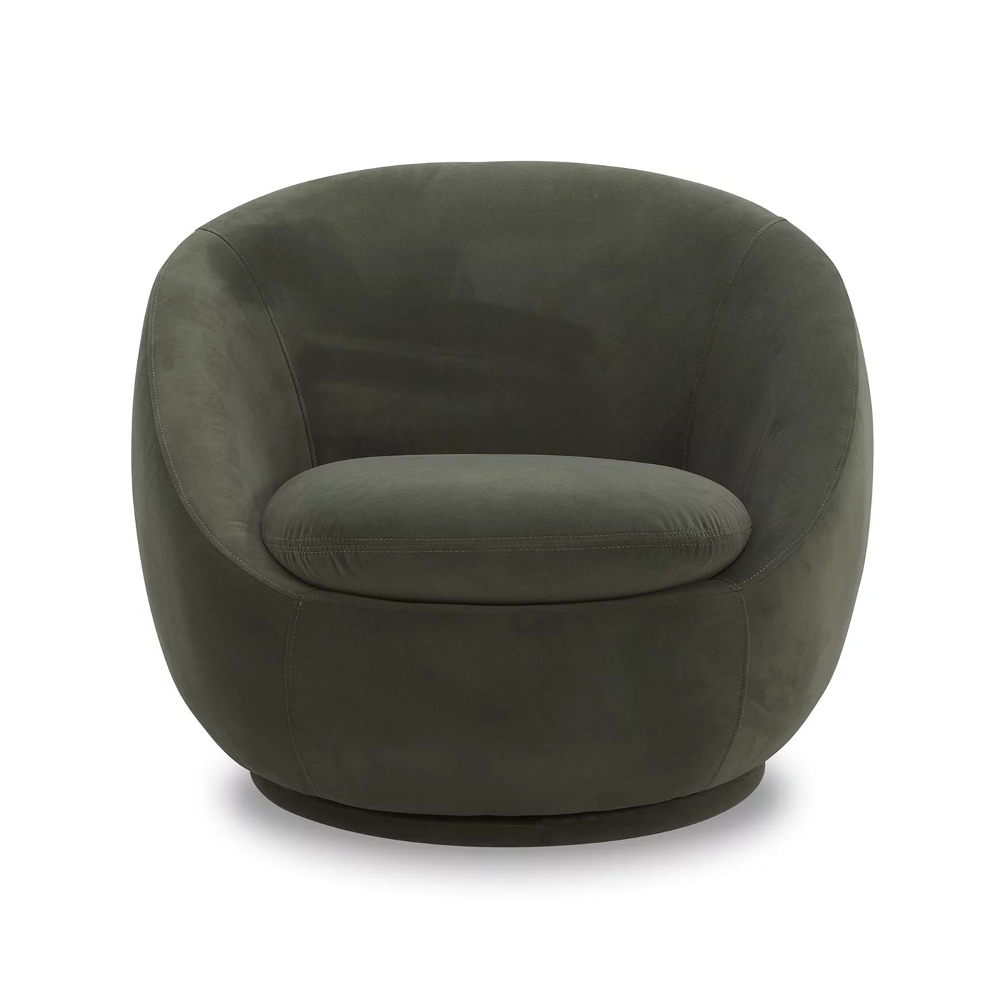 NobleNest™ Swivel Chair Olive Velvet