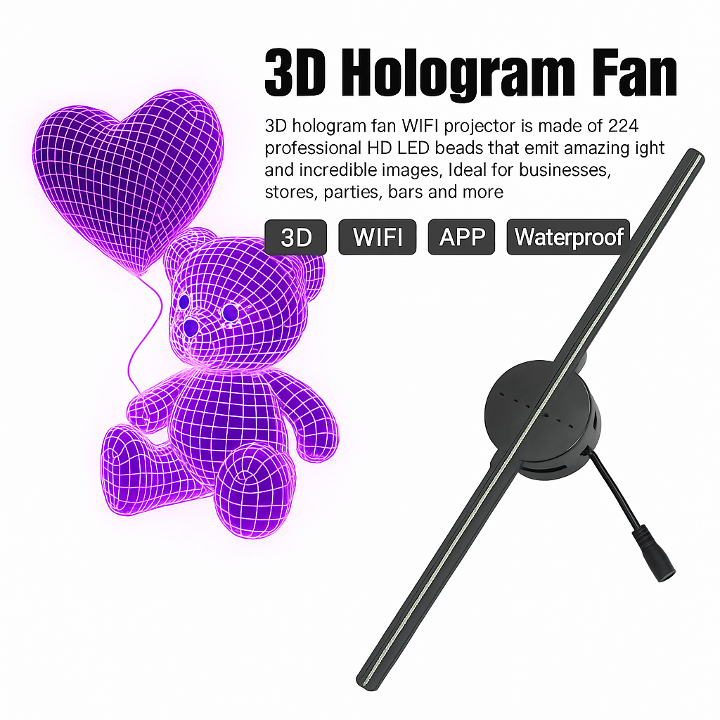 NovaDisplay™ 3D Hologram Fan