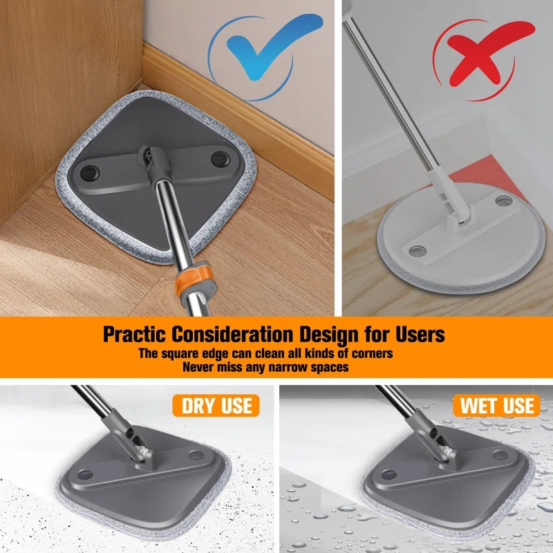 SwiftClean™ 360° Spin Mop
