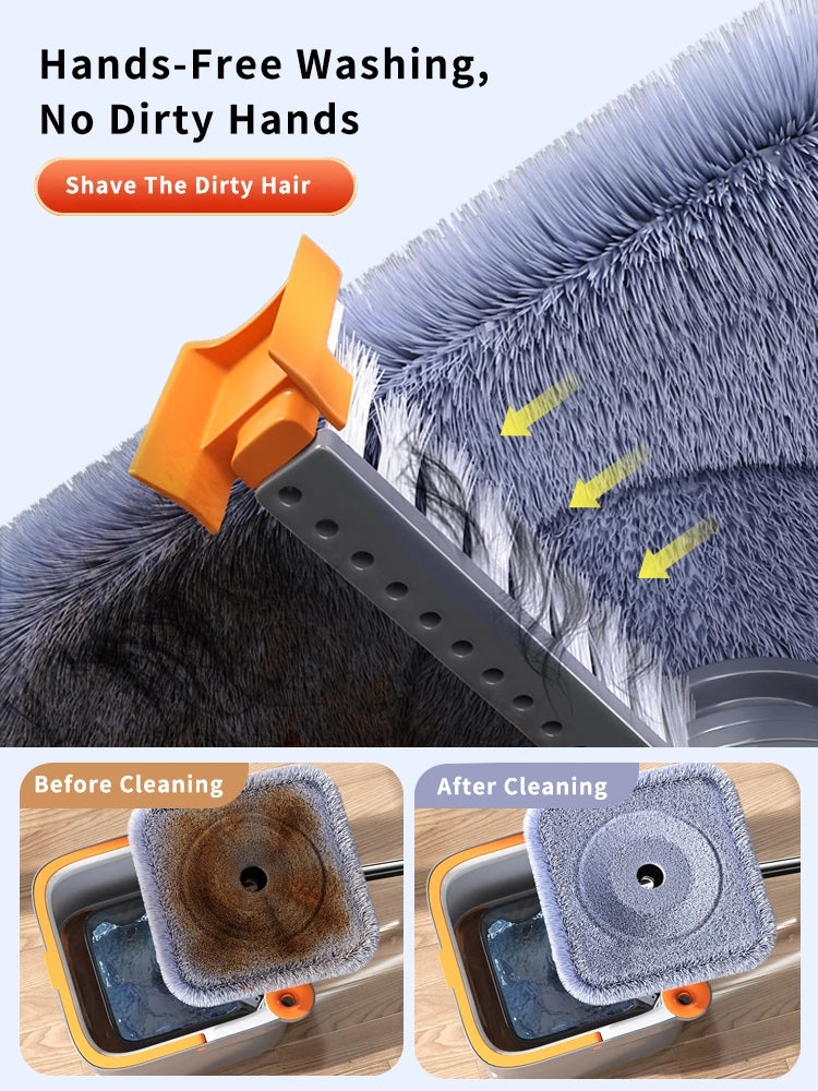 SwiftClean™ 360° Spin Mop