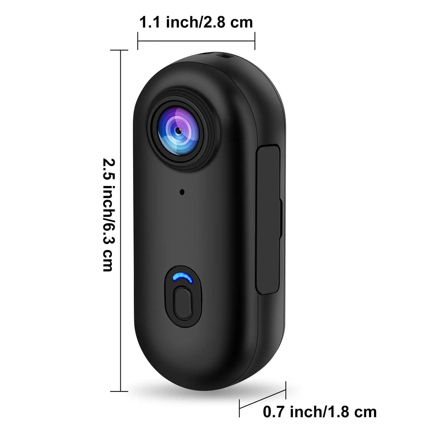 Capture Every Adventure with the 4K Mini Action Camera - Waterproof, Lightweight, and Versatile for All Your Outdoor Activities