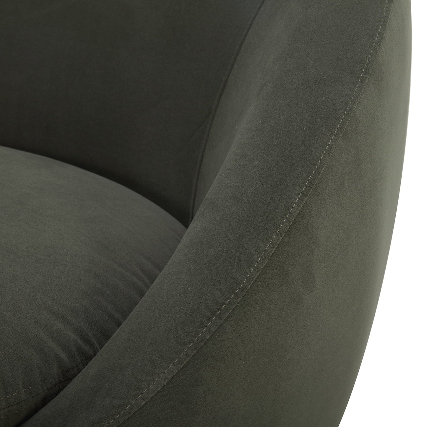 NobleNest™ Swivel Chair Olive Velvet