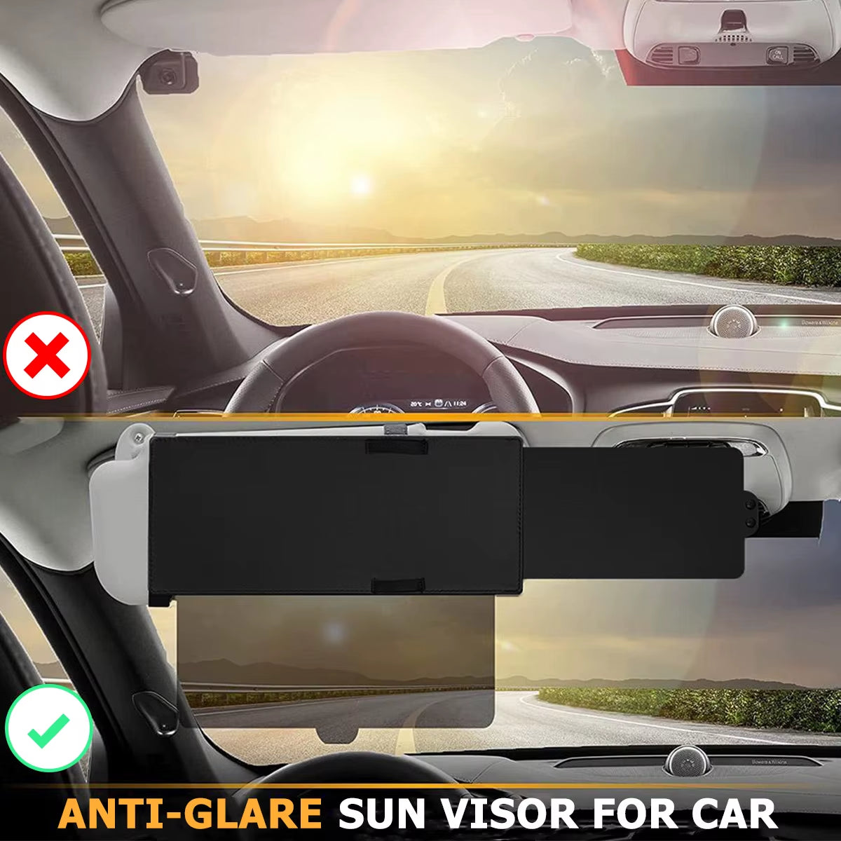 GlareGuard™ - Car Visor Extender