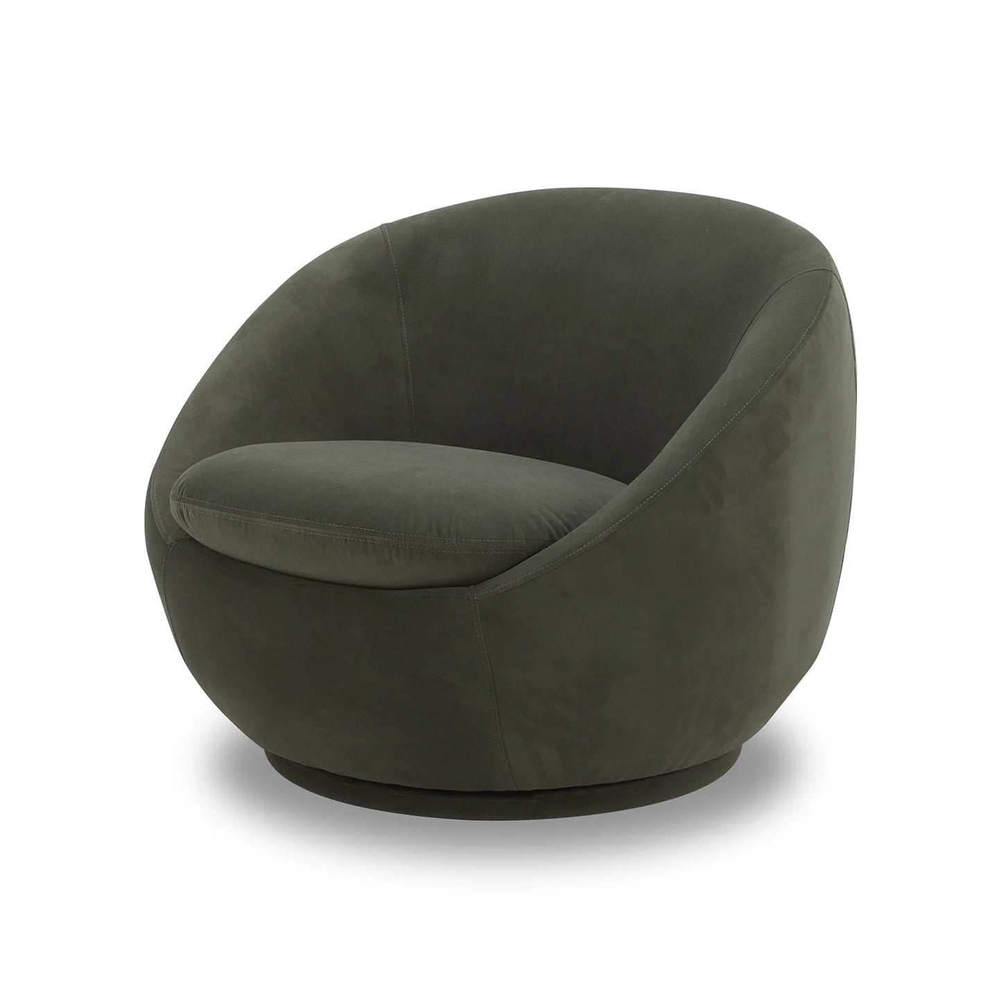 NobleNest™ Swivel Chair Olive Velvet