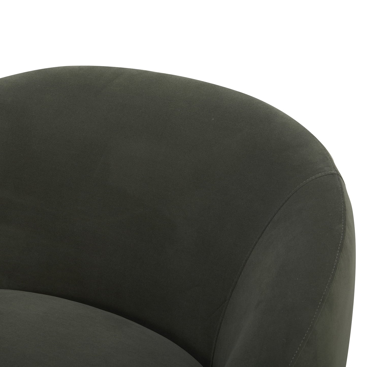 NobleNest™ Swivel Chair Olive Velvet
