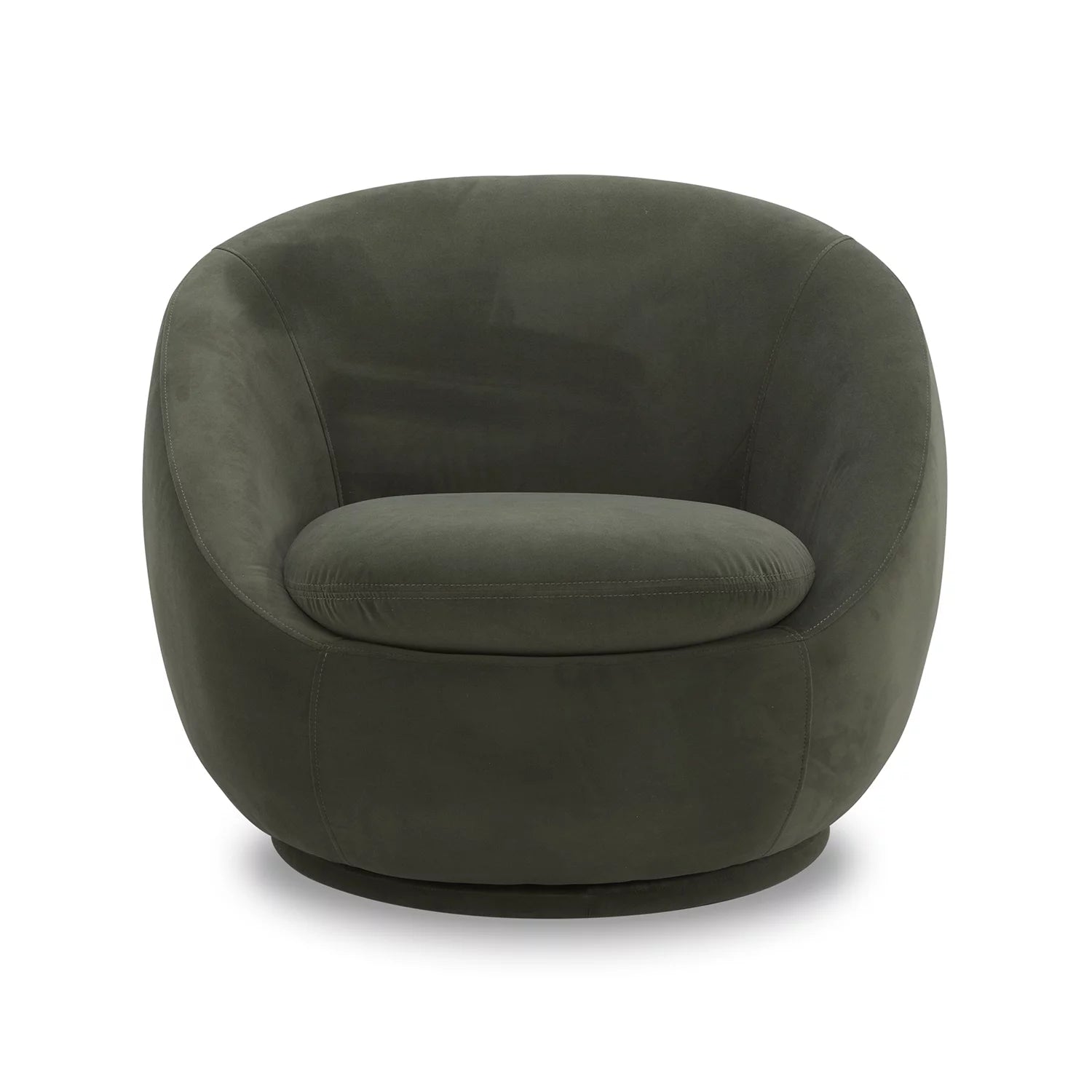 NobleNest™ Swivel Chair Olive Velvet