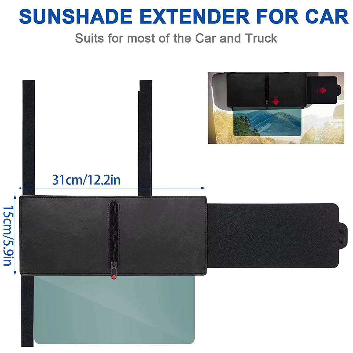 GlareGuard™ - Car Visor Extender