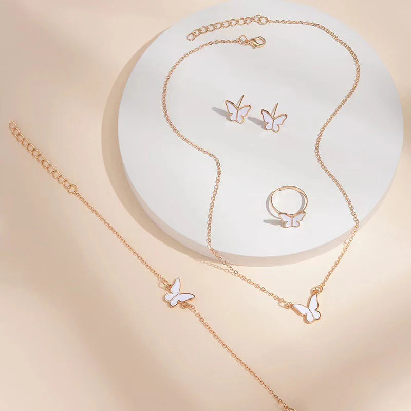 Enchanted Butterfly 5 Piece Jewelry Set