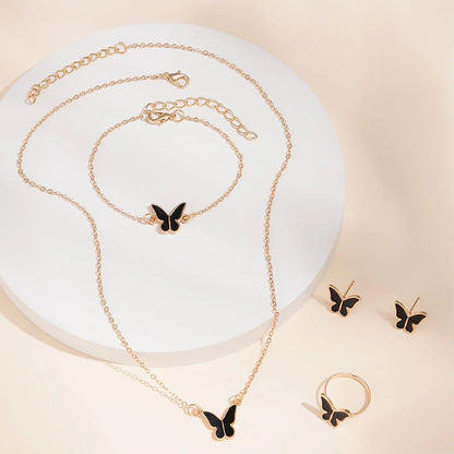 Enchanted Butterfly 5 Piece Jewelry Set
