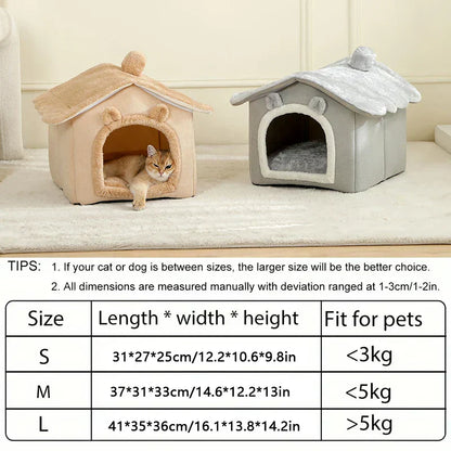 PawHut™ - Foldable Pet Bed | Plush, Cozy & Easy to Clean