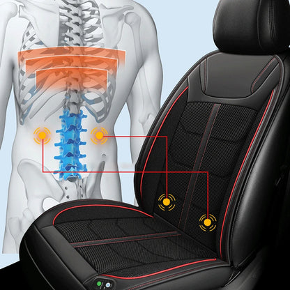 Summer Universal Car Ventilation and Cooling Massage Seat Cushion 12V Blow and Suction Mode Seat Cushion Automotive Accessories