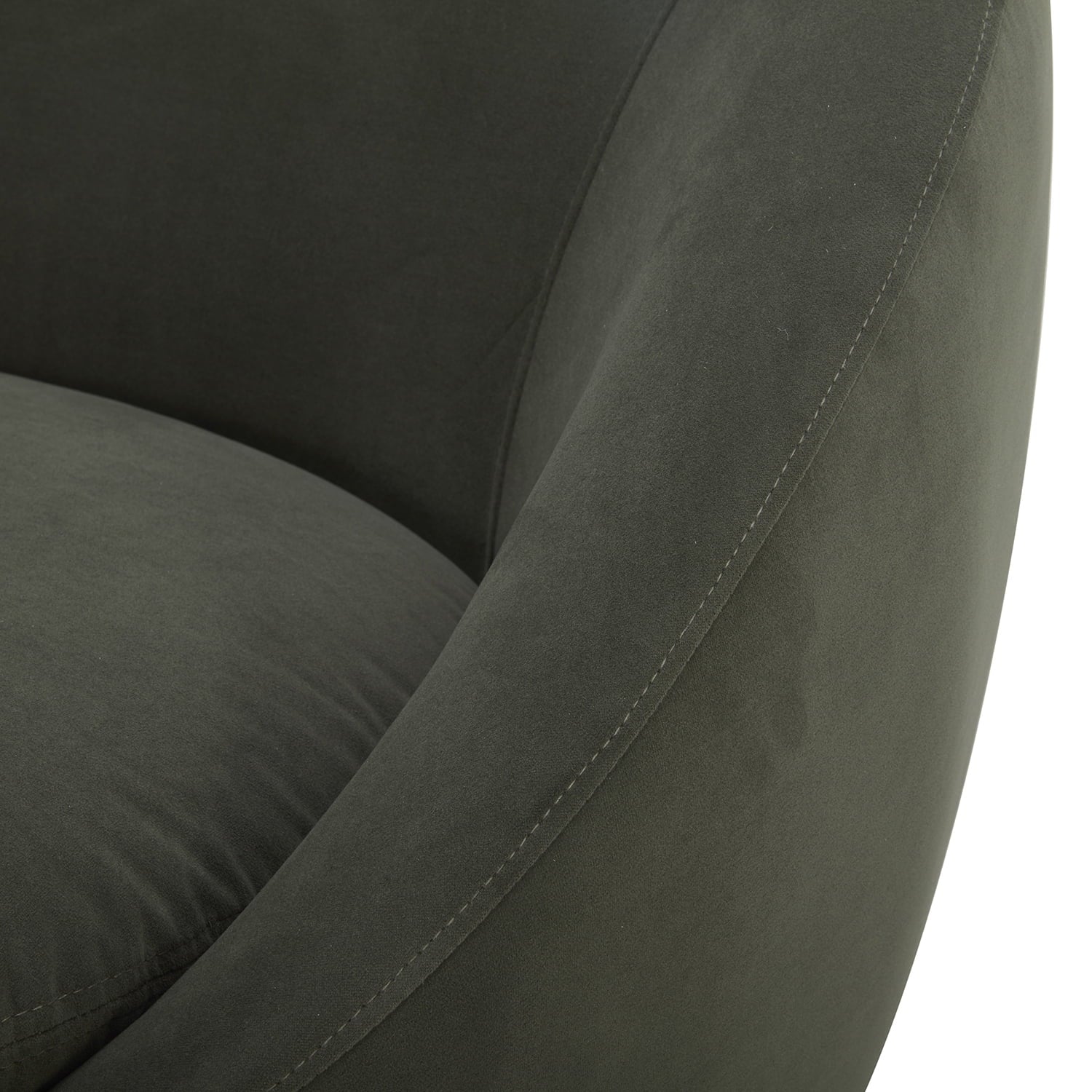 NobleNest™ Swivel Chair Olive Velvet