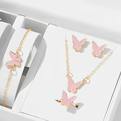 Enchanted Butterfly 5 Piece Jewelry Set