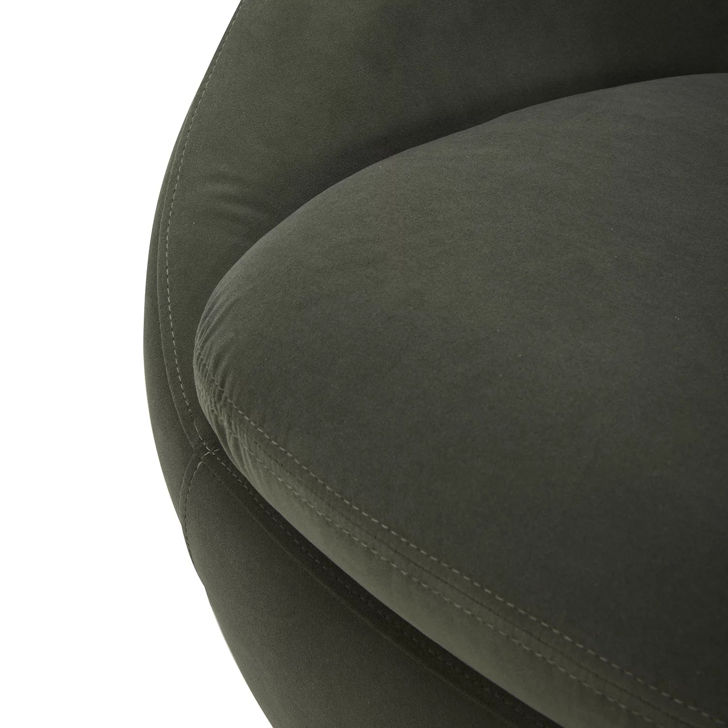 NobleNest™ Swivel Chair Olive Velvet