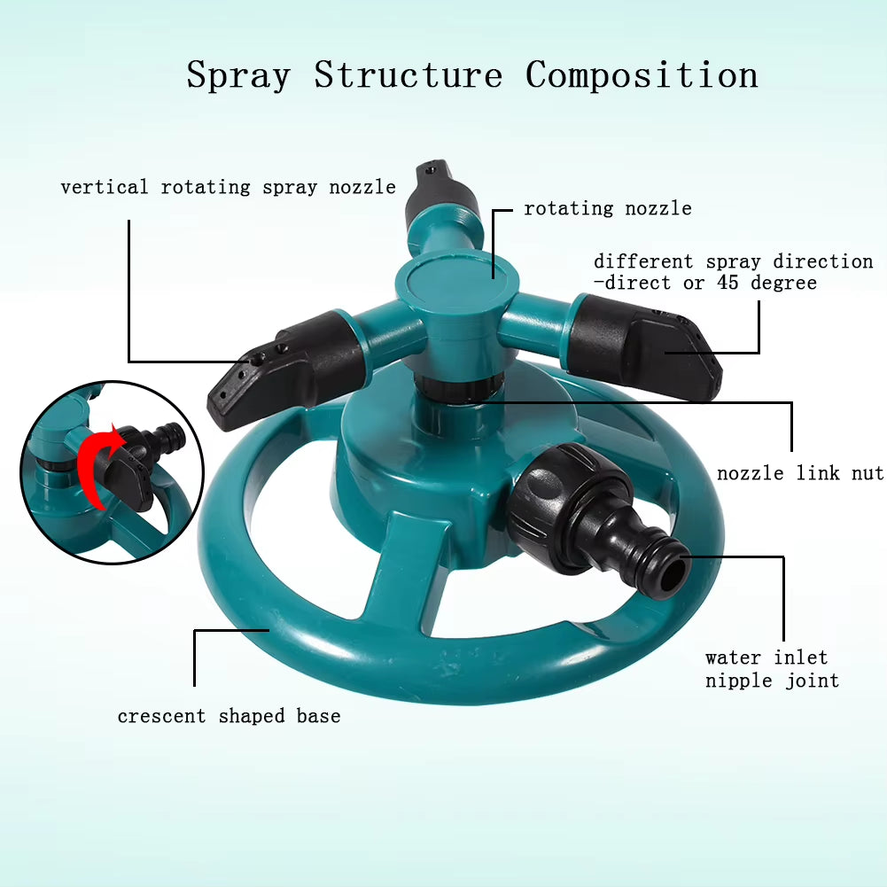 GardenWhirl™ - 3 Nozzle Irrigation System