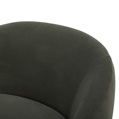 NobleNest™ Swivel Chair Olive Velvet